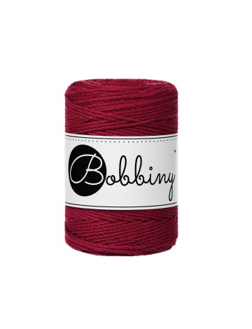 Red Velvet | Makramee-Kordel 3ply 1.5mm 100m | Bobbiny