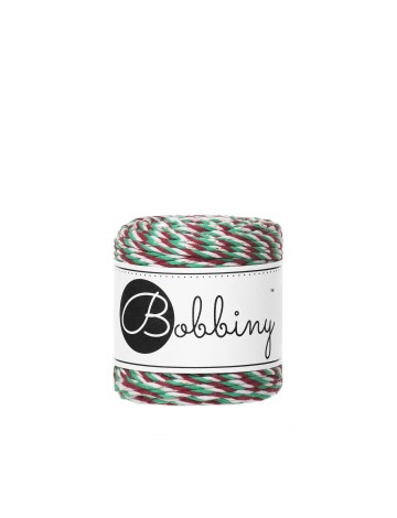 Elf Stripes | 3-ply Macramé Cord 1.5mm 100m | BOBBINY