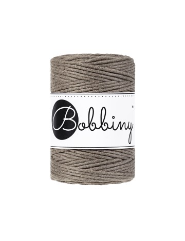Coffee Macrame Cord 1.5mm 100m - BOBBINY